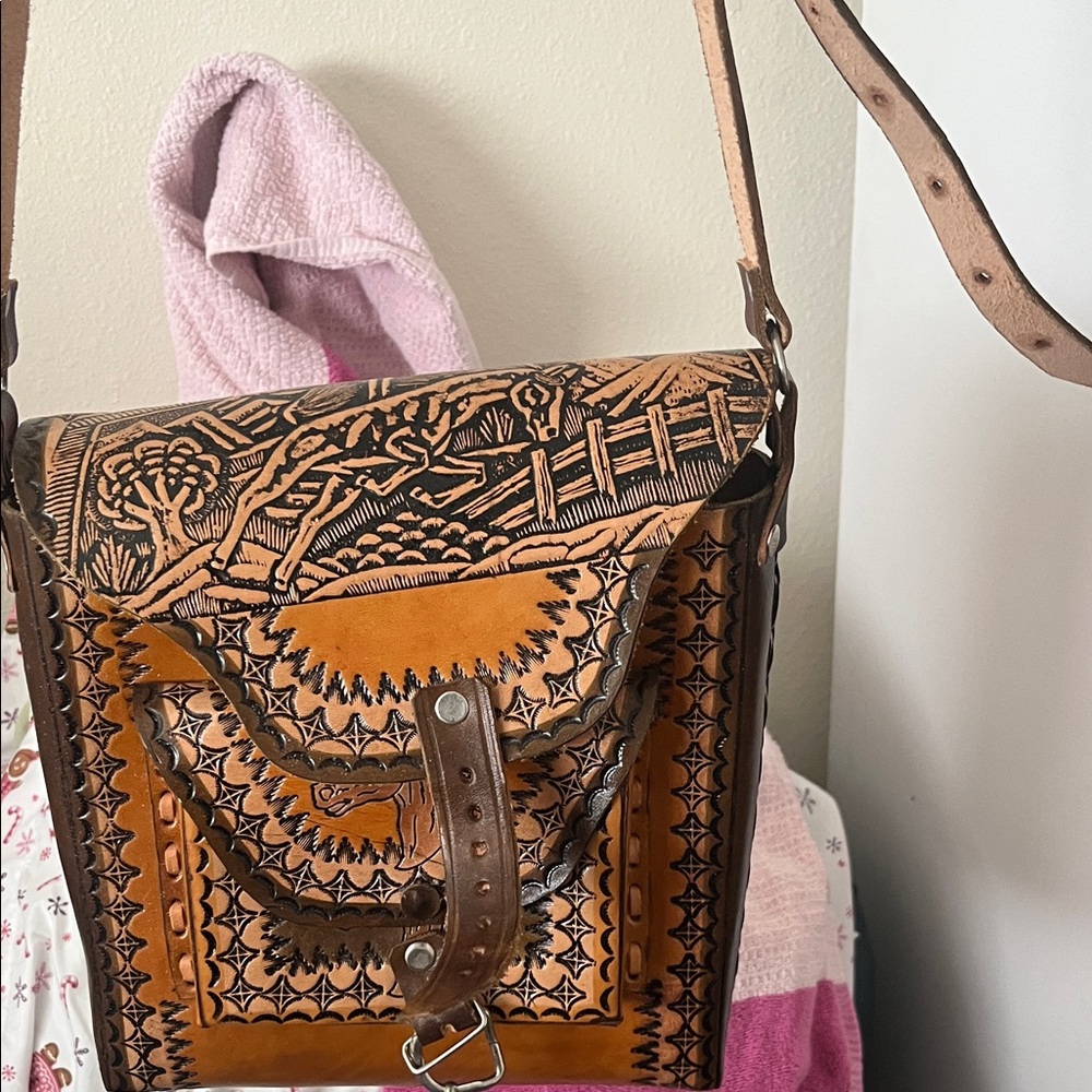 Handcrafted Leather Crossbody Bag